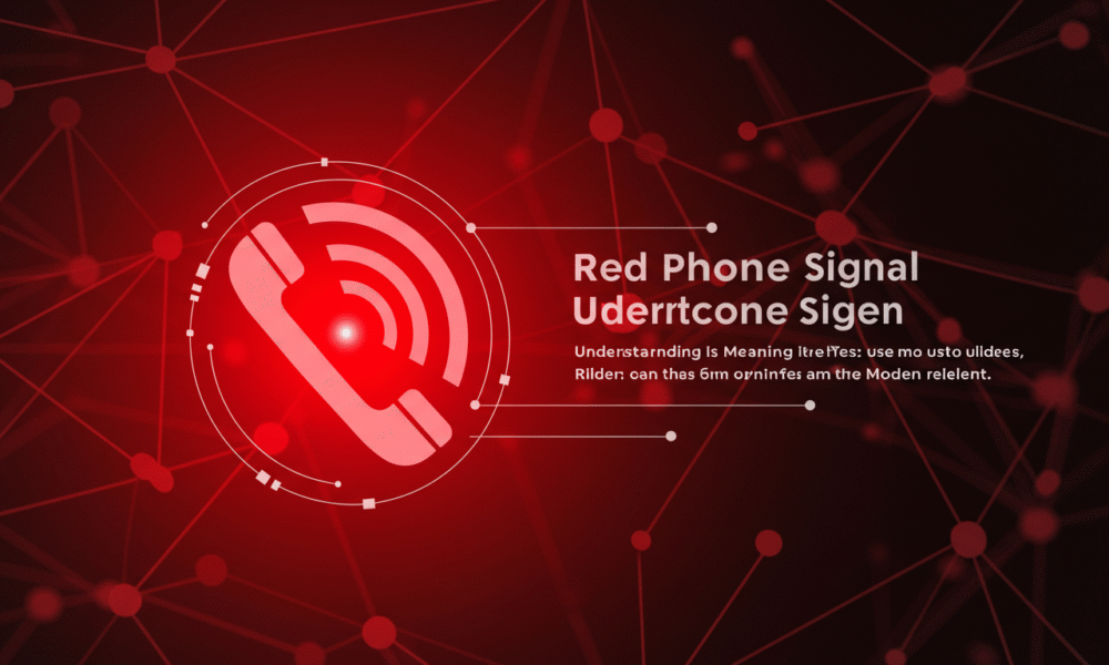 The Red Phone Signal: A Symbol of Urgency and Power in Modern Communication
