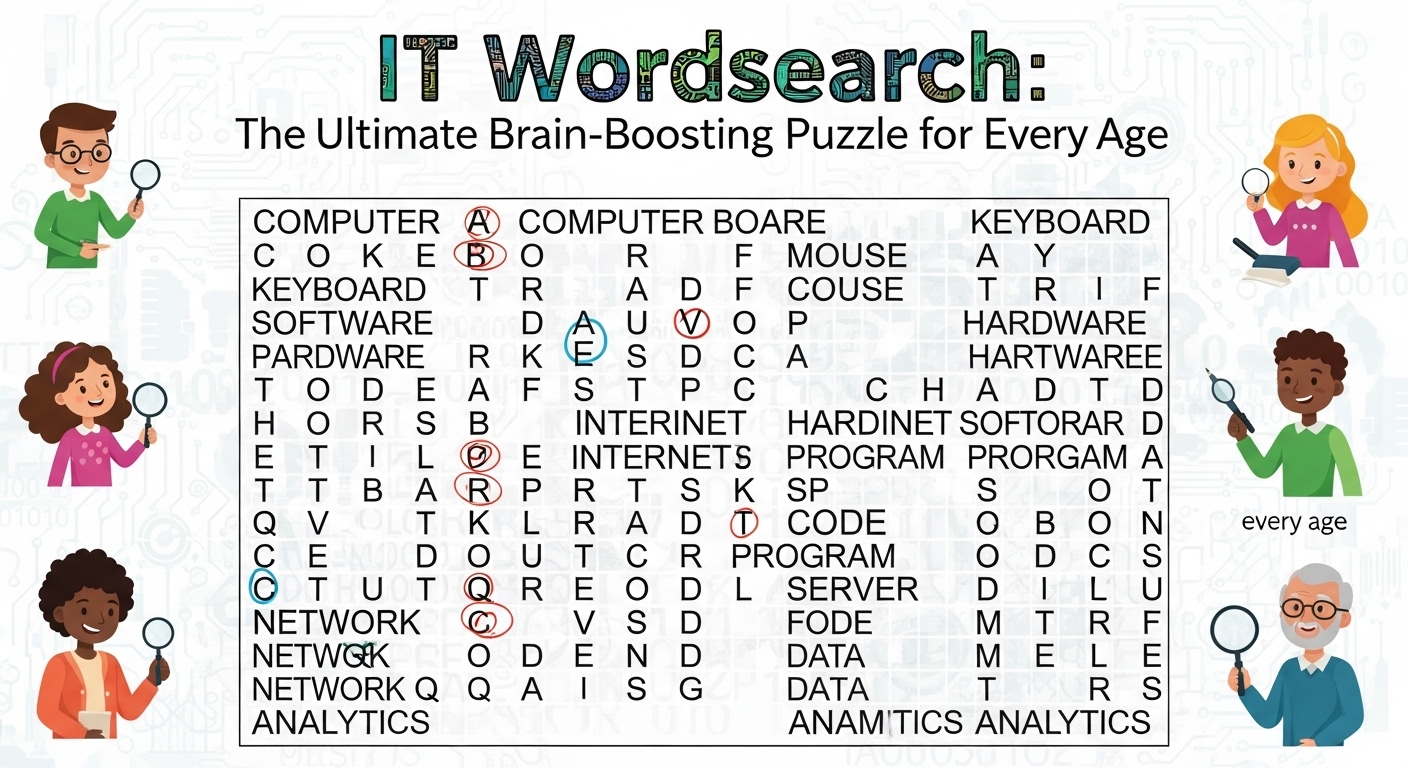 IT Wordsearch: The Ultimate Brain-Boosting Puzzle for Every Age