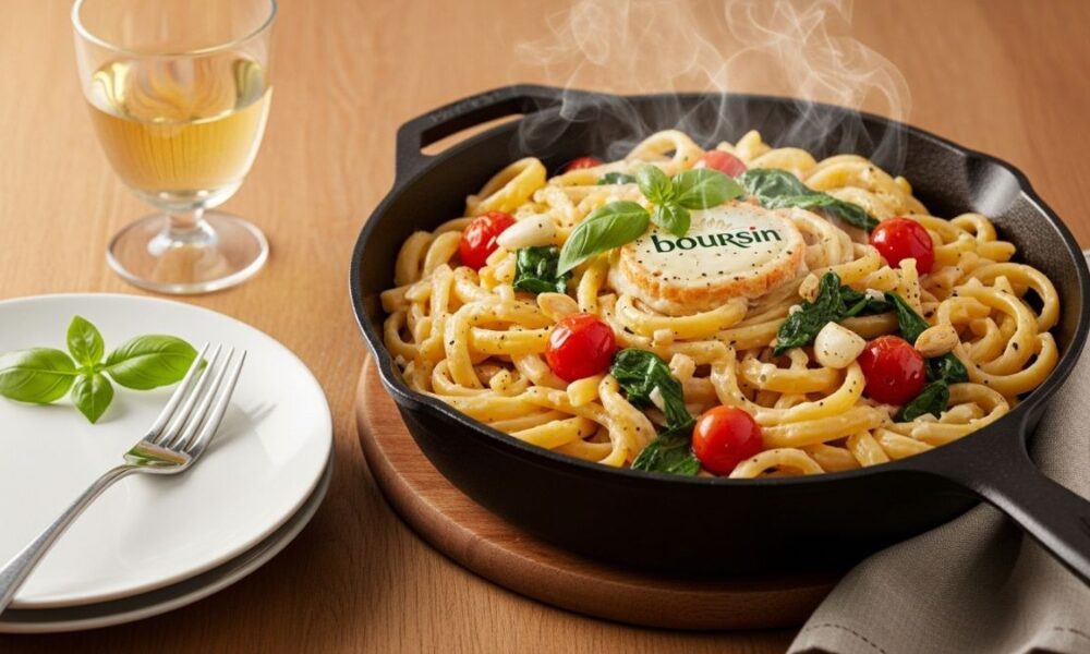 Boursin One Pan Pasta – A Creamy Delight in One Pot