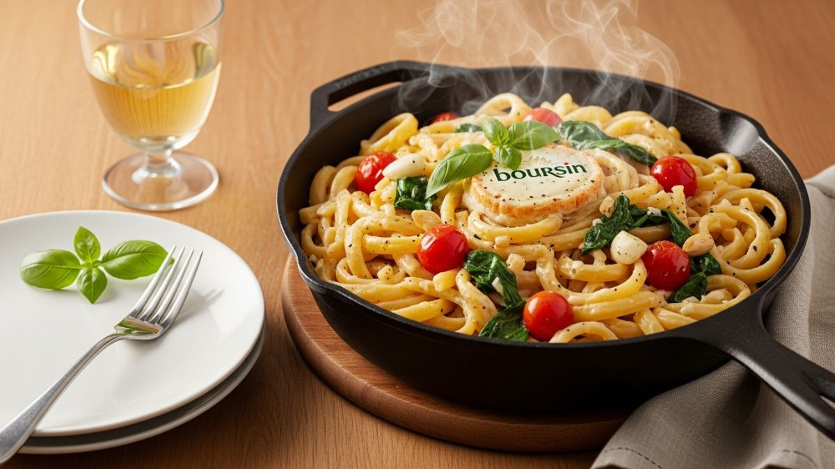 Boursin One Pan Pasta – A Creamy Delight in One Pot